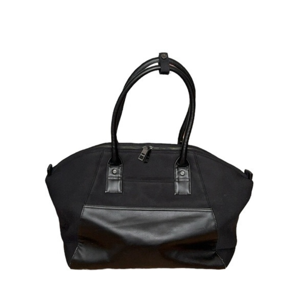 Lululemon Vinyasa To Vino Black Neoprene‎ Gym Travel Tote Shoulder Bag